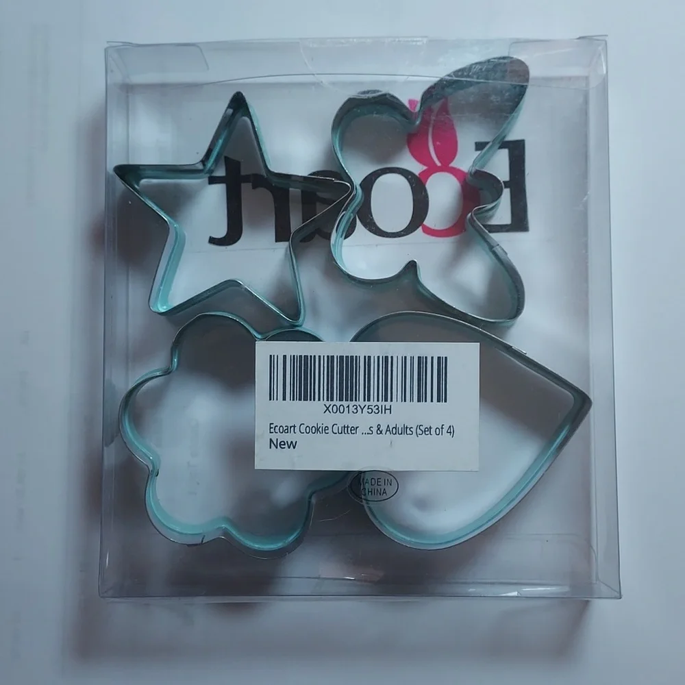 Cookie Cutter Set Star Flower Heart Butterfly Biscuit Cutters Stainless Steel
